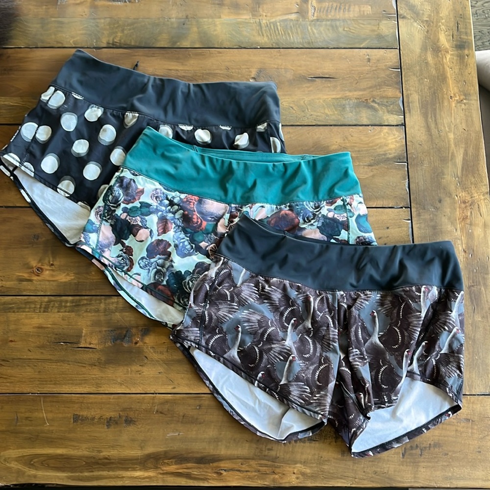 Set of 3 Oiselle OG Patterned Roga Shorts